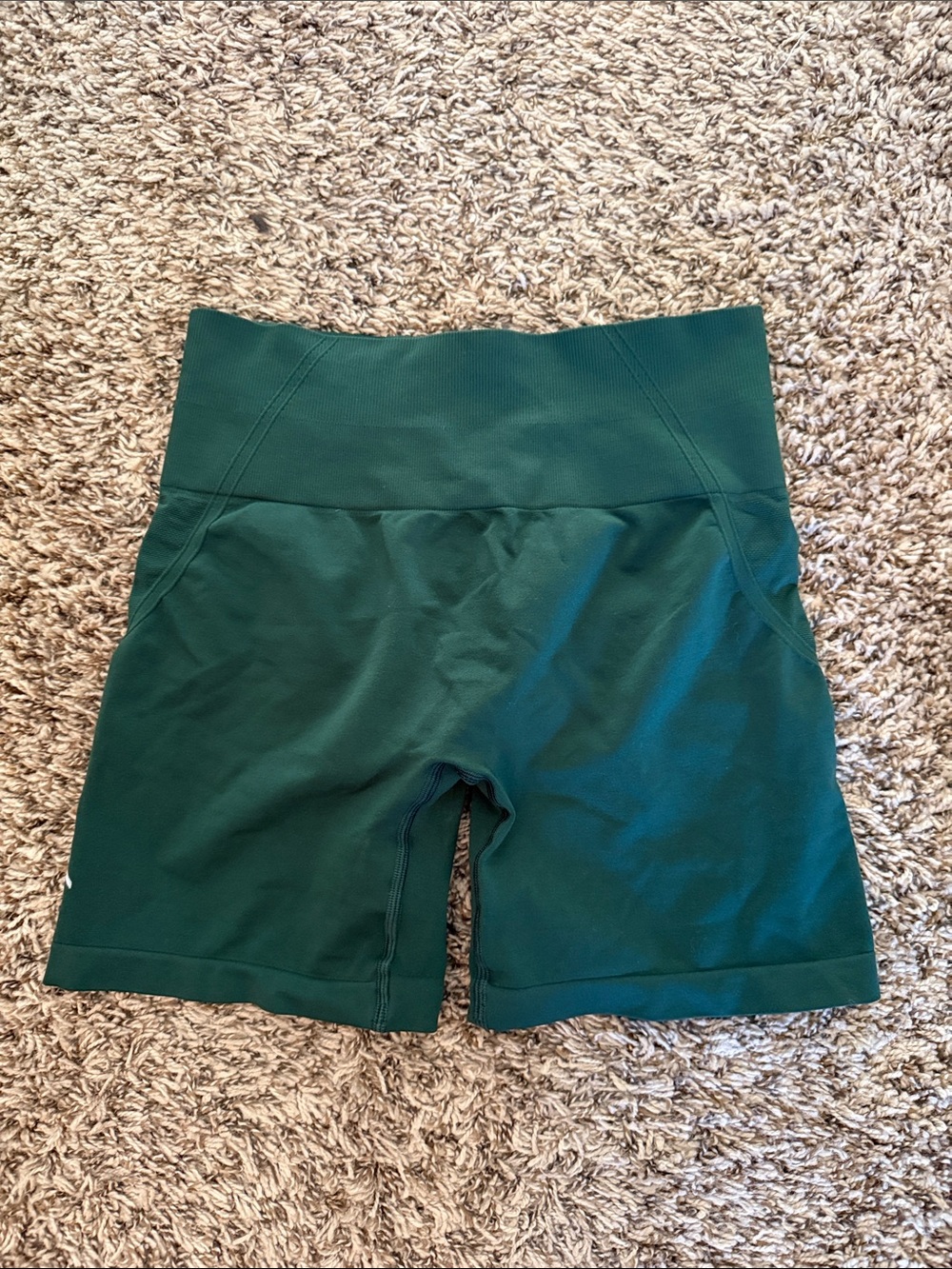 One Active High-Waist Forest Green Women’s Active Shorts